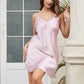 ELEGANZA - Adjustable silk nightdress with adjustable straps for women